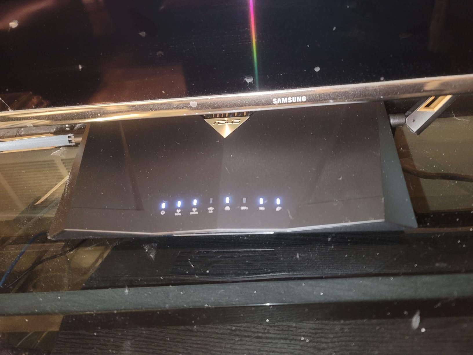 ASUS RT-BE88U Dual-Band WiFi 7 AiMesh Extendable Performance Router, 4K-QAM, MLO, Dual 10G Ports, SFP+, 4X 2.5G Ports, 4X 1G Ports, 34G WAN/LAN Capacity, Network Security, Built-in VPN customer photo 2