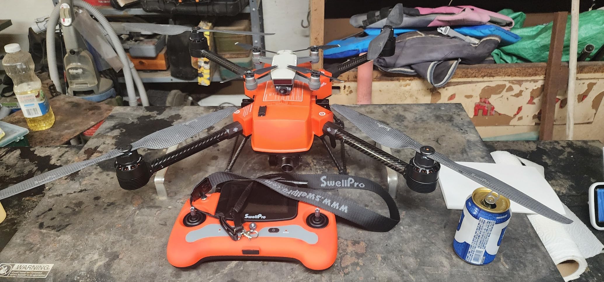 SwellPro FD2 Fisherman MAX Heavy Lift Fishing Drone with 7.0 LBS Bait Capacity, 1.5KM Long Casting Range, IP67 Waterproof Foldable Drone with 4K Camera for Adults (Advanced Set) customer photo 2