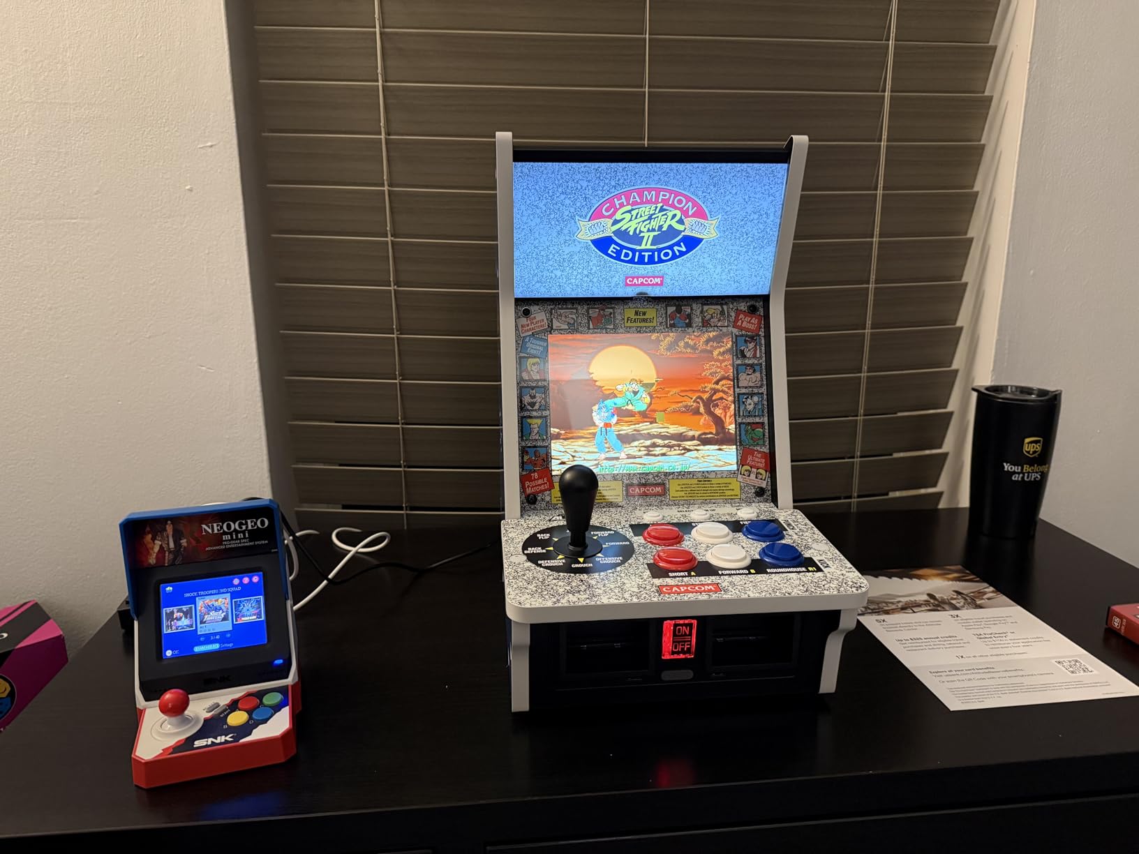 Evercade Alpha Street Fighter Bartop Arcade - Pre-assembled unit with Competition-Grade Arcade Controls + 8
