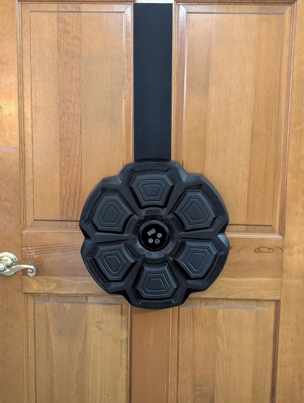 PHYLOKS Music Boxing Machine with Gloves, 9 Speeds & 9 Modes, Bring The Boxing Arena Home with Smart Reflex Lights, Music Punching Trainer for Home Fitness & Fun customer photo 1