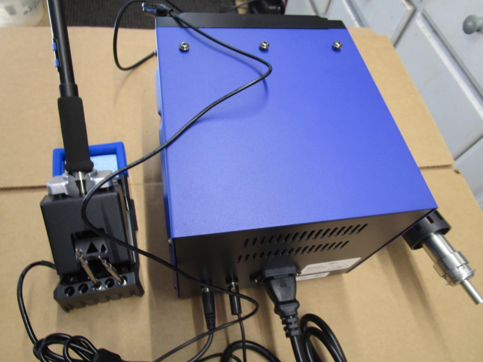 WEP 992D-III 2-in-1 Soldering Station and Hot Air Rework Station - High-Power Soldering Iron Kit with C245-compatible Cartridge, 1000W Hot Air BGA Rework Station for SMD, IC Repair customer photo 1