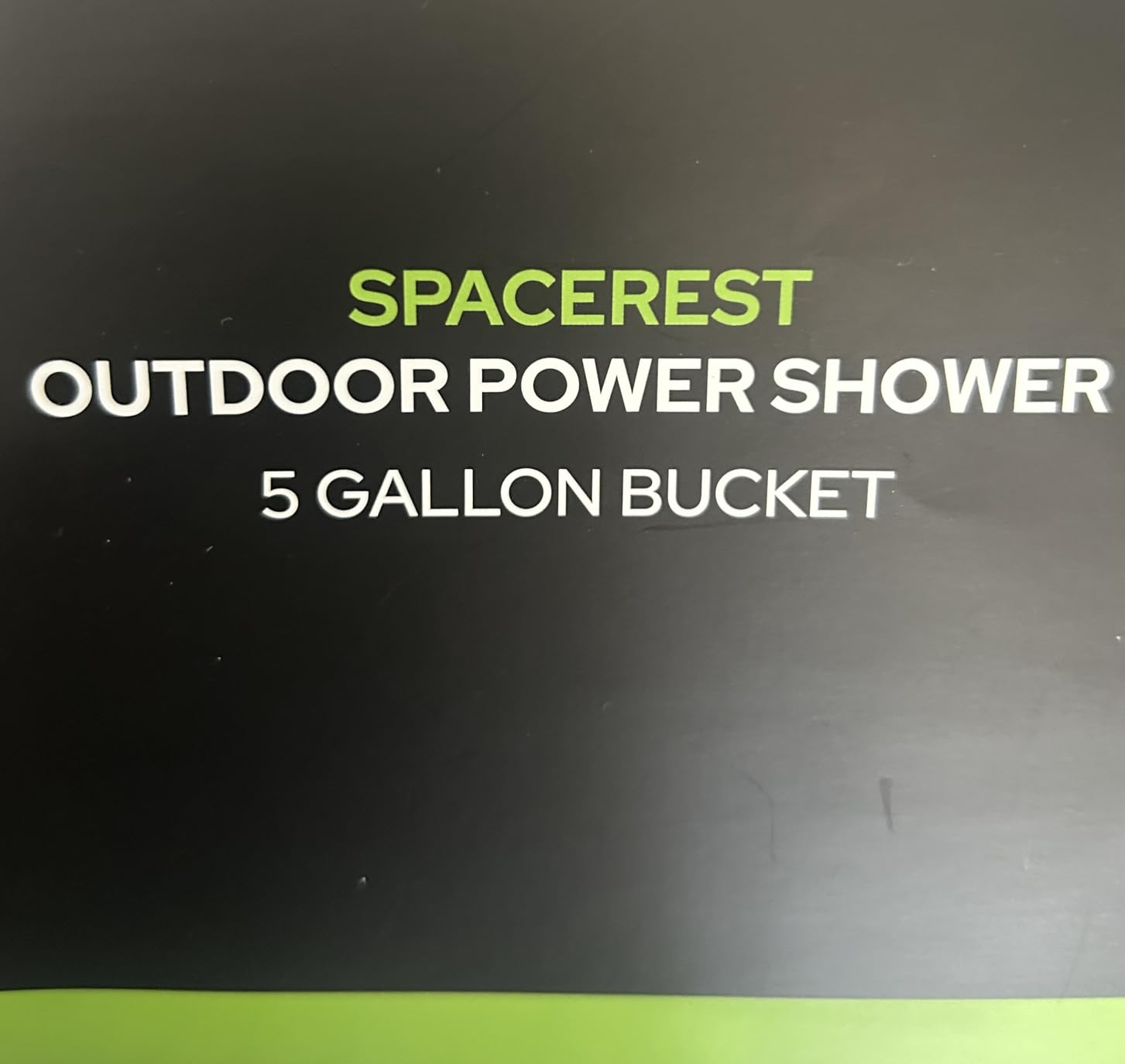 Portable Shower for Camping with Integrated Design - Spill-Resistant Electric Camping Shower with 5-Gallon Food-Grade Water Jug, 2 Batteries customer photo 1