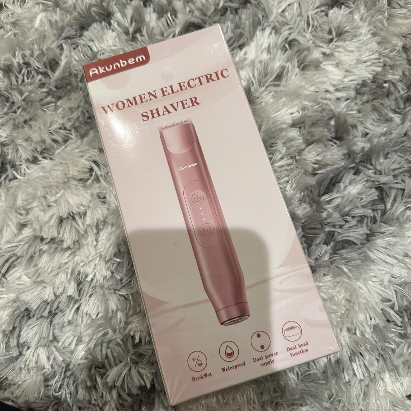 Bikini Trimmer for Women - 2 in 1 Electric Razors for Women - Dual Head Electric Shaver - IPX7 Waterproof Wet & Dry Use Body Hair Trimmer and Facial Hair Remover for Bikini Underarm Leg Arm customer photo 2