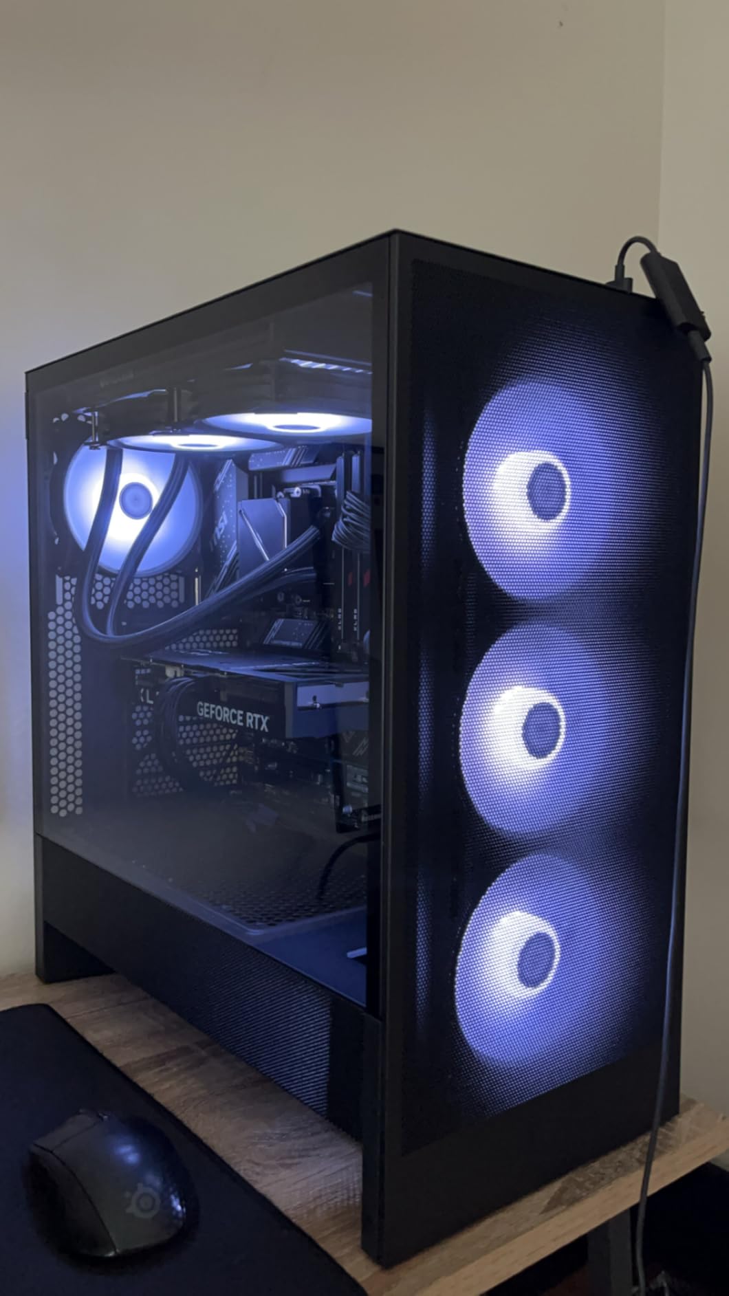 darkFlash PMT Fully Modular Power Supply ATX 3.1 & PCIe 5.1 Ready, 2 x 12VHPWR Cable Included, 100% Japanese 105°C Capacitors, 80 Plus Gold Gaming PSU customer photo 1