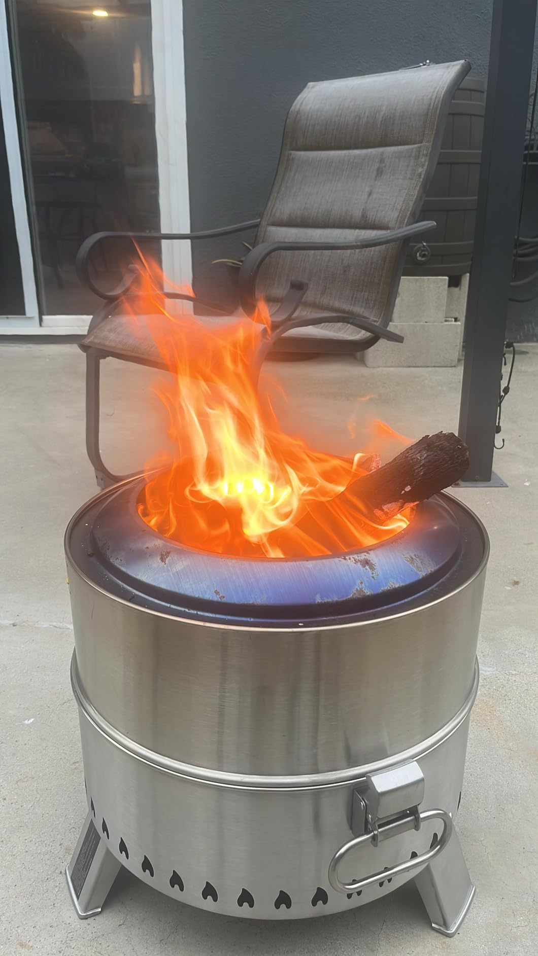 CIAYS Smokeless Firepit, 19 Inch Fire Pit for Camping with Patented Technology, Portable Fire Pit for Outside with Steel Grill Rack, Fire Poker, and Bag customer photo 2