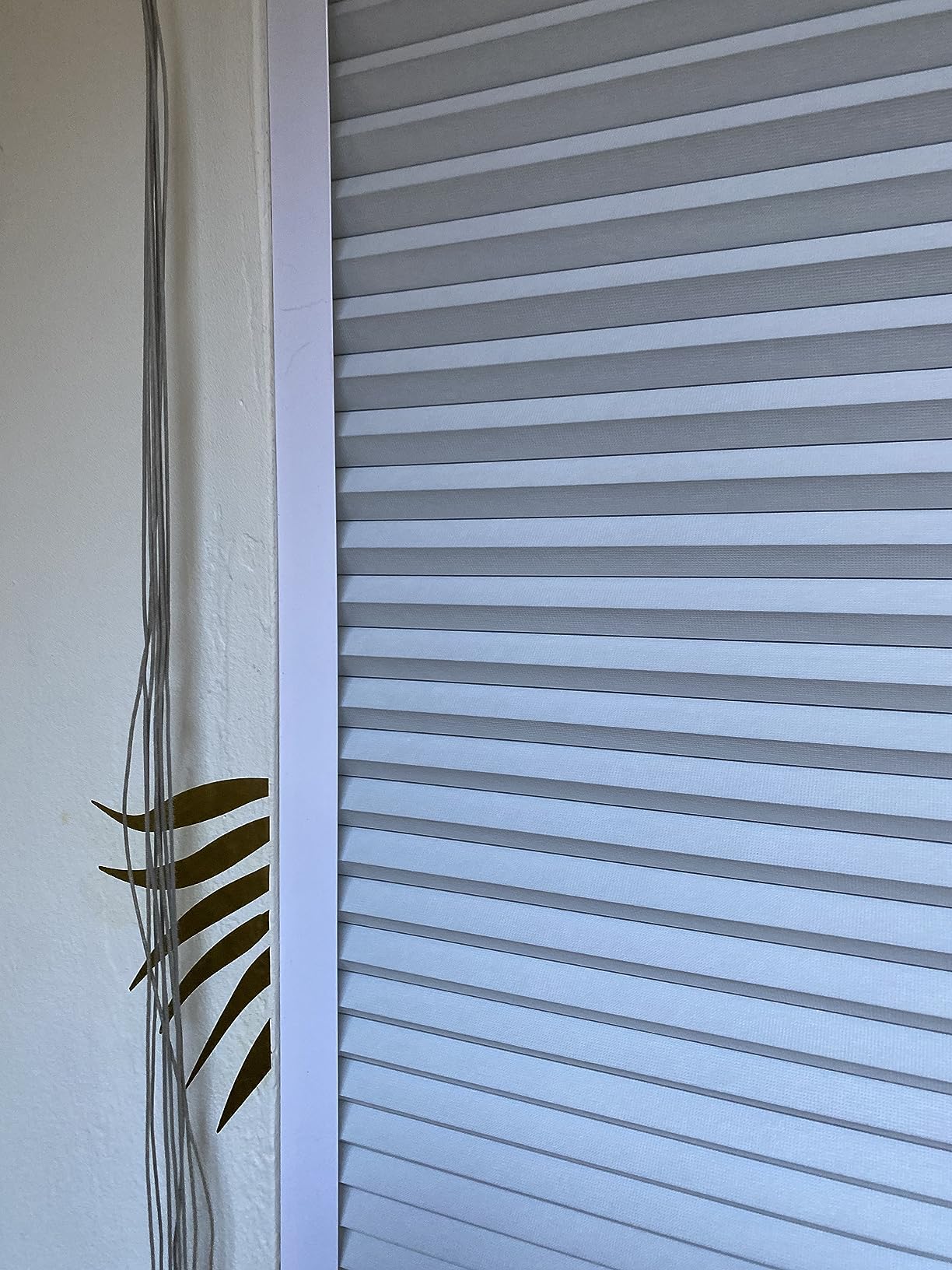 Changshade Motorized Cellular Shades with Remote Control Smart Blinds Compatible with Alexa, Google Home, Smarthings, Custom Size Electronic Automatic Shades customer photo 1