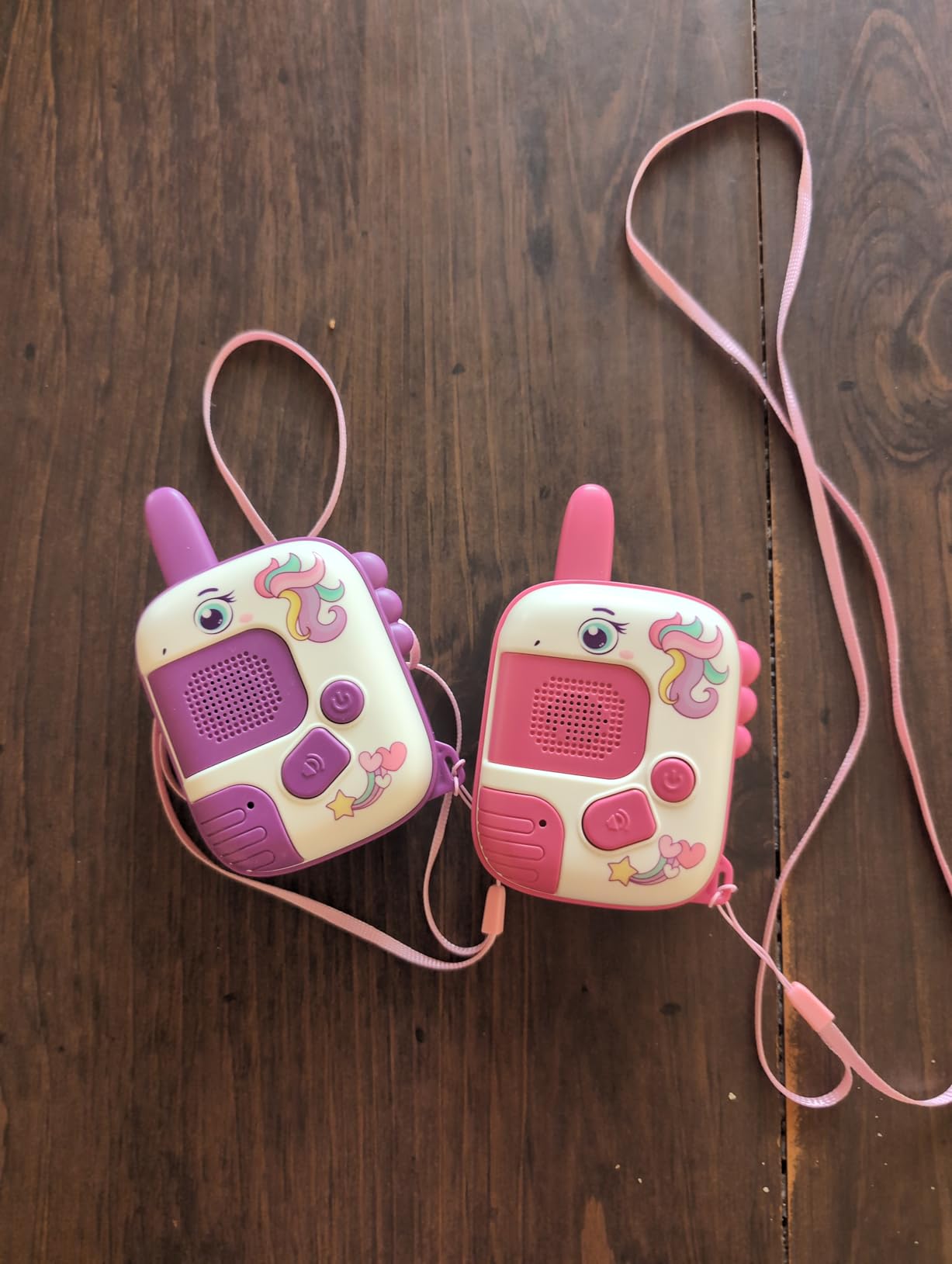 Walkie Talkies Toys for Girls:Unicorn Toys 2 Pack Birthday Gifts for 3 4 5-7 8 Year Old Girls Toy for 4 5 6 7 8-10 Year Old Camping Outdoor Games,Christmas Stocking Stuffers for Girls Kids customer photo 1