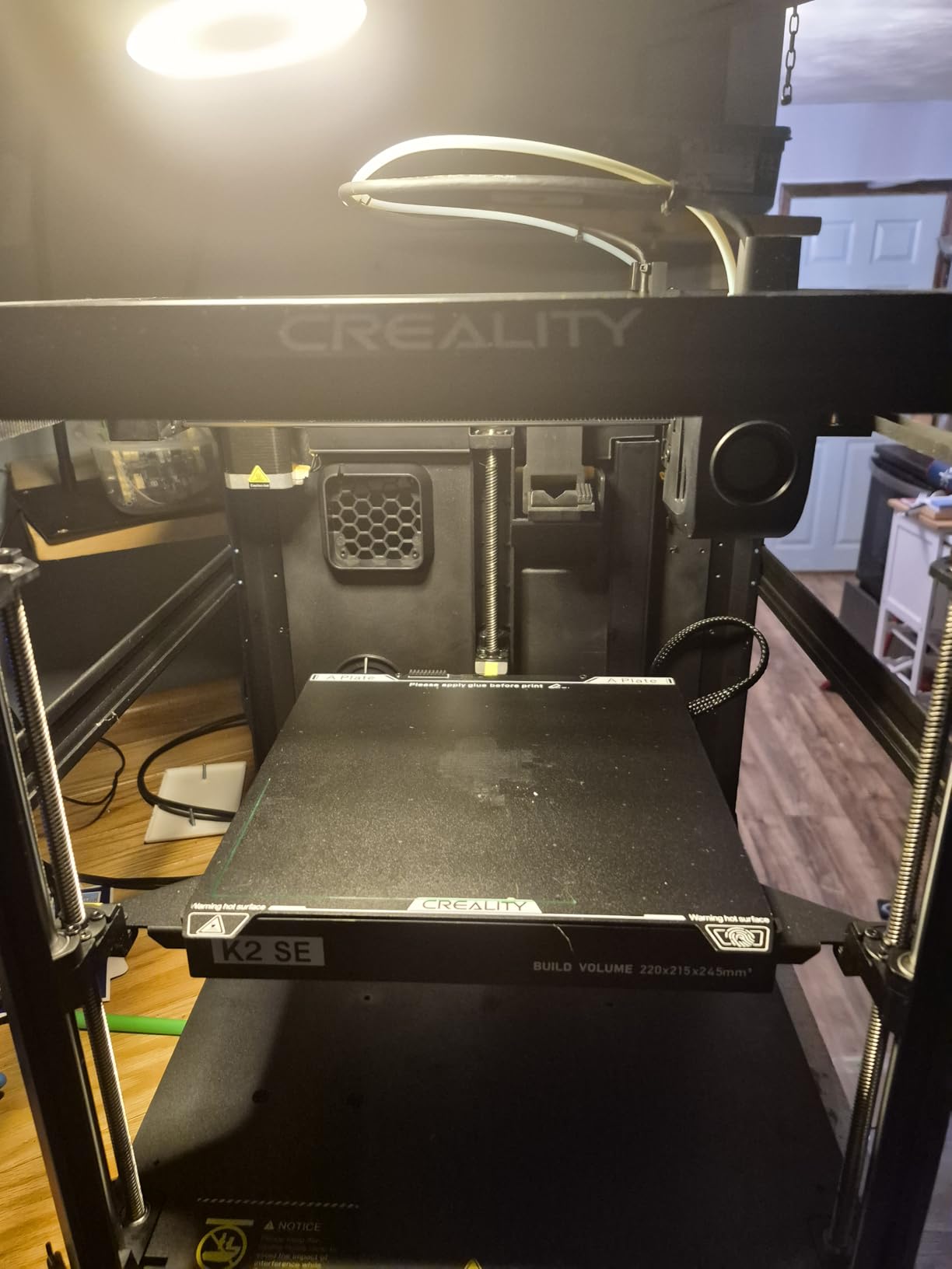Creality K2 SE 3D Printer, 500mm/s High-Speed Printing, Support Multi Color 3D Printing Needs CFS, Solid Metal Build, Auto Leveling, Direct Drive Extruder, Quick-Swap Nozzle, 220×215×245mm Print Size customer photo 1