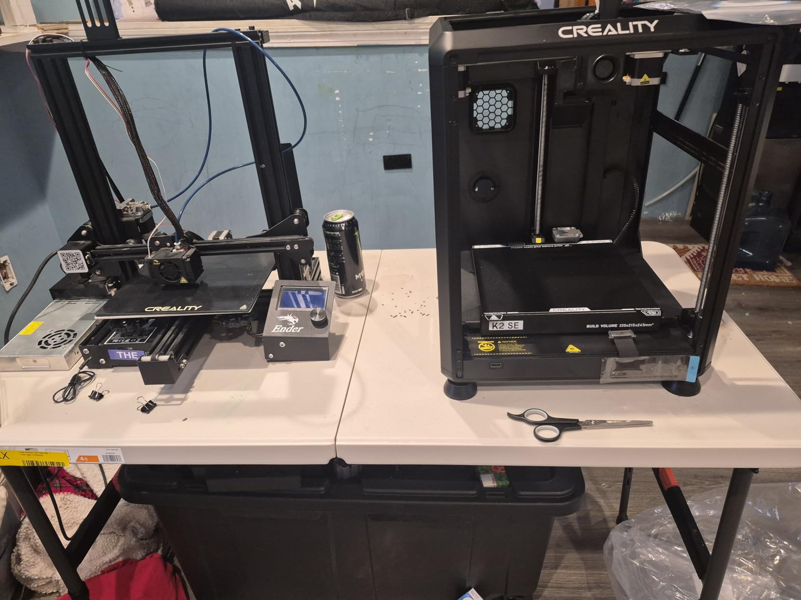 Creality K2 SE 3D Printer, 500mm/s High-Speed Printing, Support Multi Color 3D Printing Needs CFS, Solid Metal Build, Auto Leveling, Direct Drive Extruder, Quick-Swap Nozzle, 220×215×245mm Print Size customer photo 2