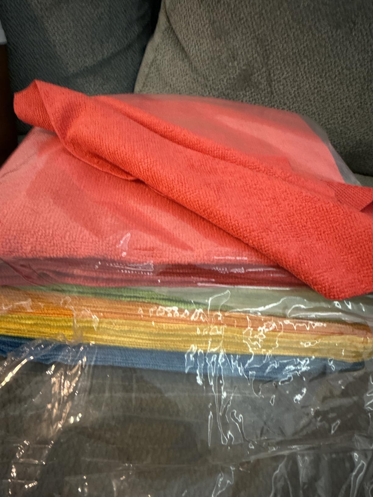 HOMERHYME Microfiber Cleaning Cloth 150 Pack Grey customer photo 2