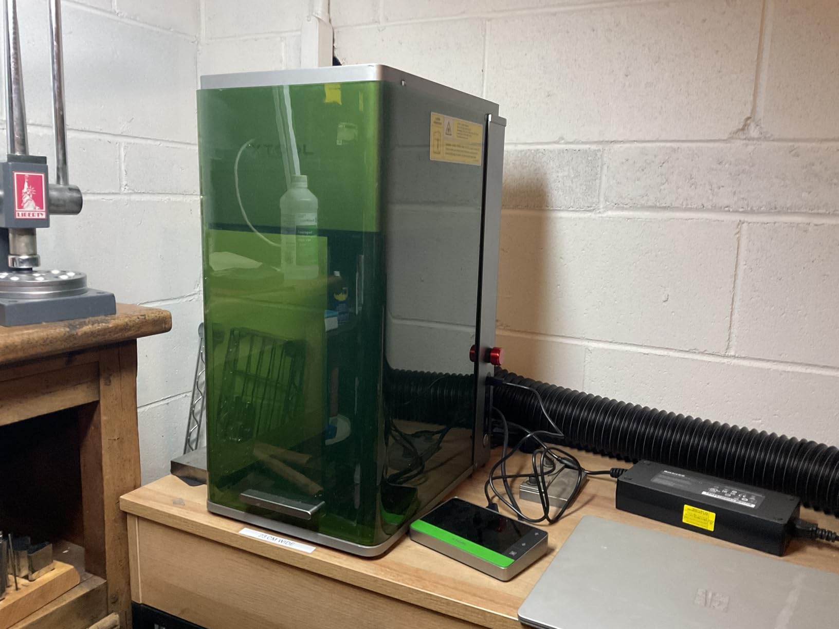 xTool F1 Ultra 20W Fiber & Diode Dual Laser Engraver, 10000mm/s Ultra Fast Laser Engraver and Cutter Machine for Jewelry, Metal, Wood, 16MP Smart Camera, Auto Streamline, 3D Engraving Machine customer photo 1