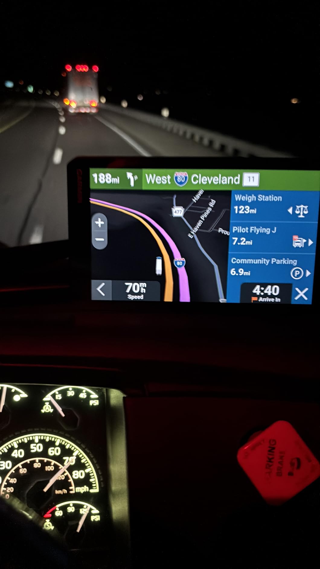 Garmin dezl OTR720, Large 7