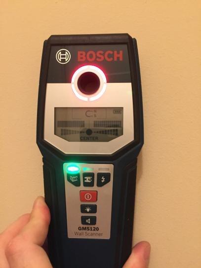 BOSCH GMS120-27 Professional Wall Scanner, Multi-Function Stud Finder, and Live Wire Detector for Electricians, Plumbers & Contractors customer photo 1