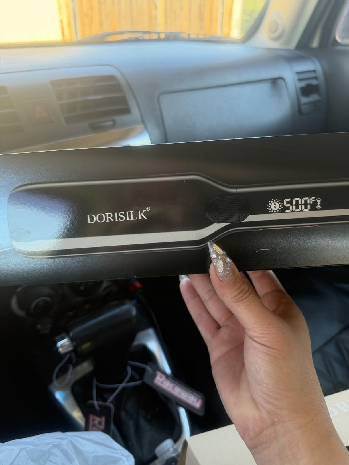 DORISILK 500 Degree High Temp Professional Hair Straightener, Ceramic Wide Flat Iron, 2 in 1 Hair Straightener and Curler customer photo 1