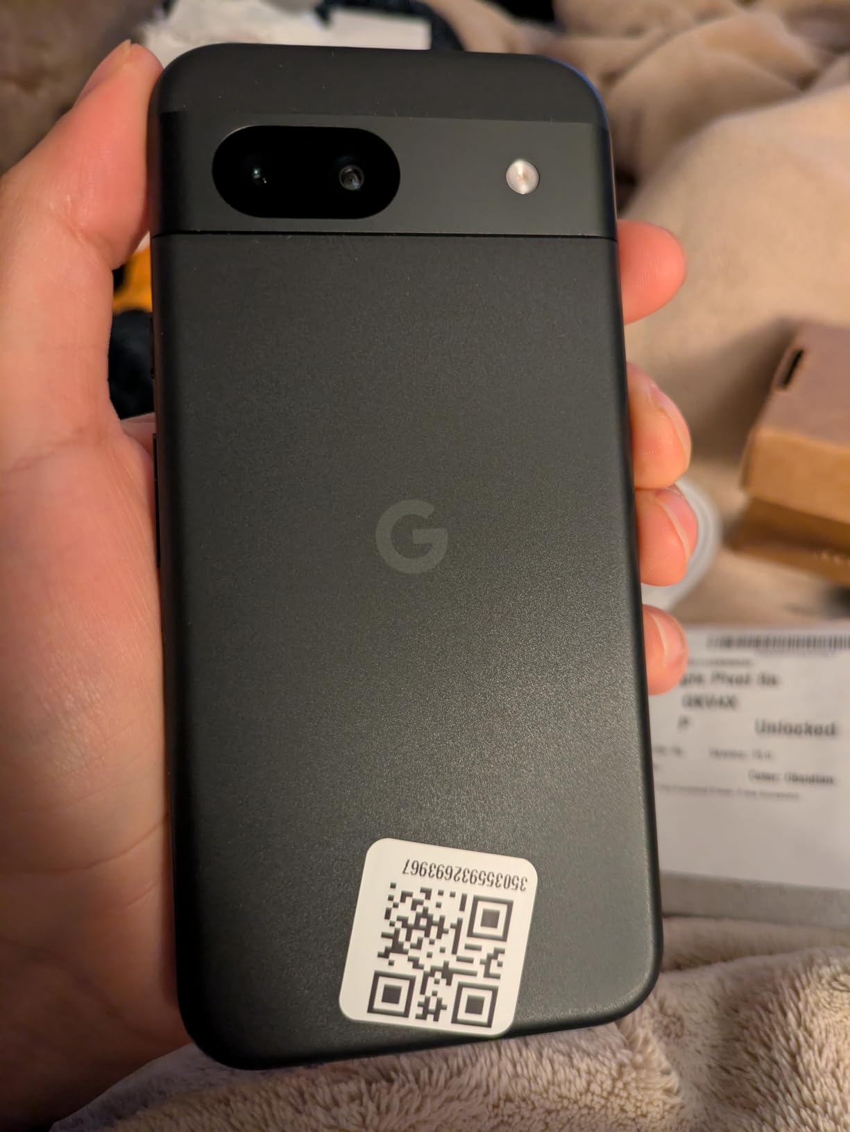 Google Pixel 8a 5G (128GB, 8GB) 6.1, Tensor G3 4nm, Android 14 (US Model Unlocked for Verizon, T-Mobile, AT&T, Global 4G LTE) (Obsidian) (Renewed) customer photo 1