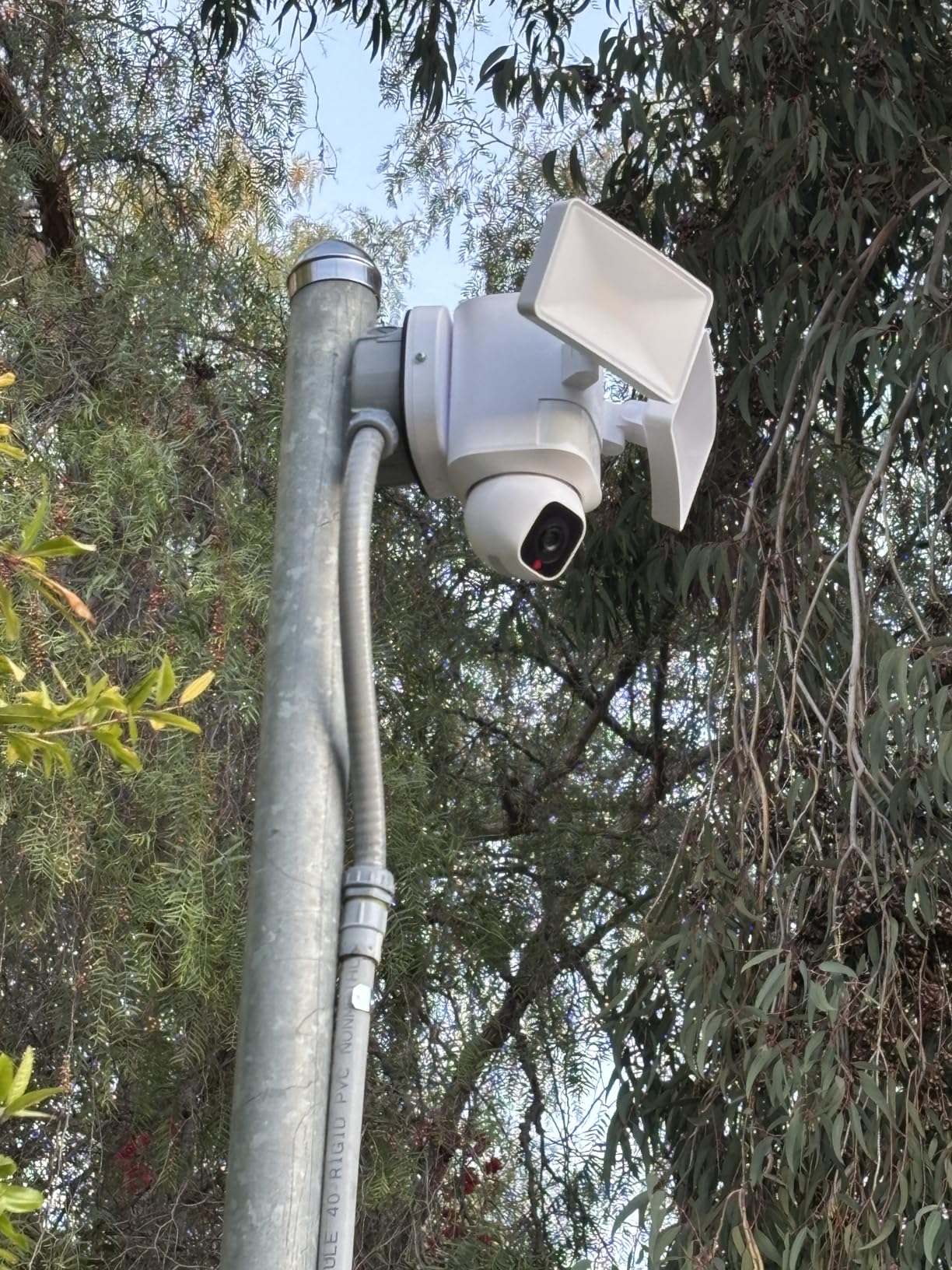 eufy Security Floodlight Camera E30, Security Camera Outdoor, 360° Pan and Tilt, AI Detection and Tracking, 2K Video, 2.4GHz Wi-Fi, 2,000 Lumens, Custom Voice and Light Alerts, 24/7 Recording customer photo 1