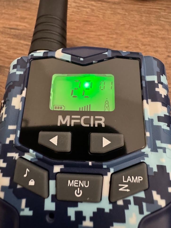 Rechargeable Kids Camouflage Walkie Talkies 3 Pack Long Range, 48H Work 7D Standby, LED Flashlight,Outdoor Camping Games Toys Gifts for 3-12 Year Old,Ideal Birthday for Boys & Girls customer photo 2