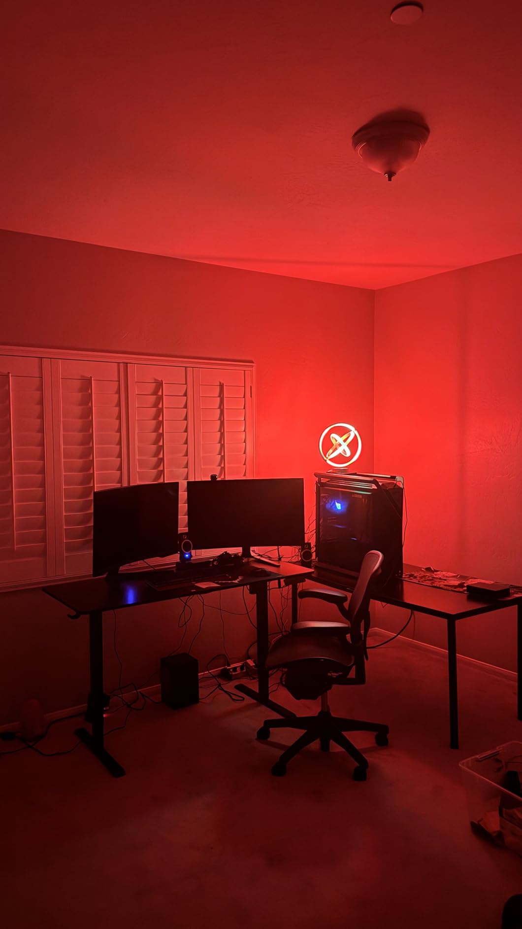 Lepro TB1 AI Smart Table Lamp, RGB+IC Addressable Color Changing Desk Light Alexa Google Home Enable, Music Sync, DIY Endless Scenes, APP Control Cool LED Lamp for Room Decor Ambient Lighting, 2.4 GHz customer photo 2