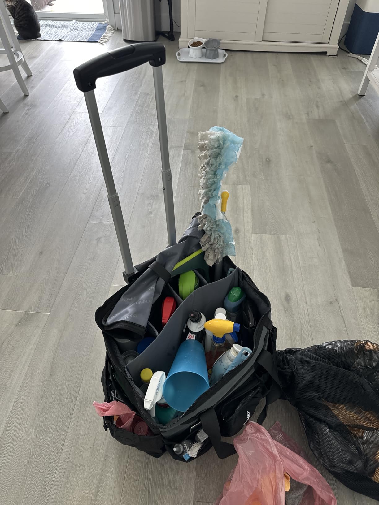 Ytonet Cleaning Caddy with Wheels Extra Large Rolling Cleaning Caddy customer photo 2