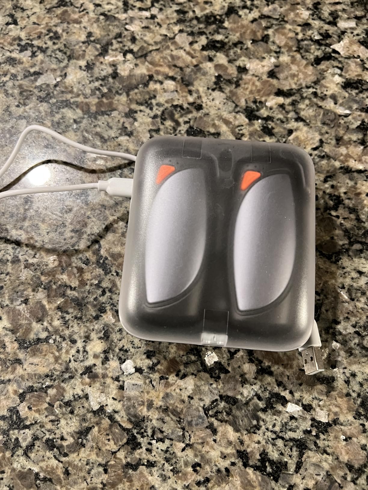 Hand Warmers Rechargeable 2 Packs, Double Sided Heating with AI Charging Case, 14000mAh Electric Hand Warmer Ultra Long Battery Life, Portable Heater Gifts for Christmas,Camping,Hunting customer photo 1