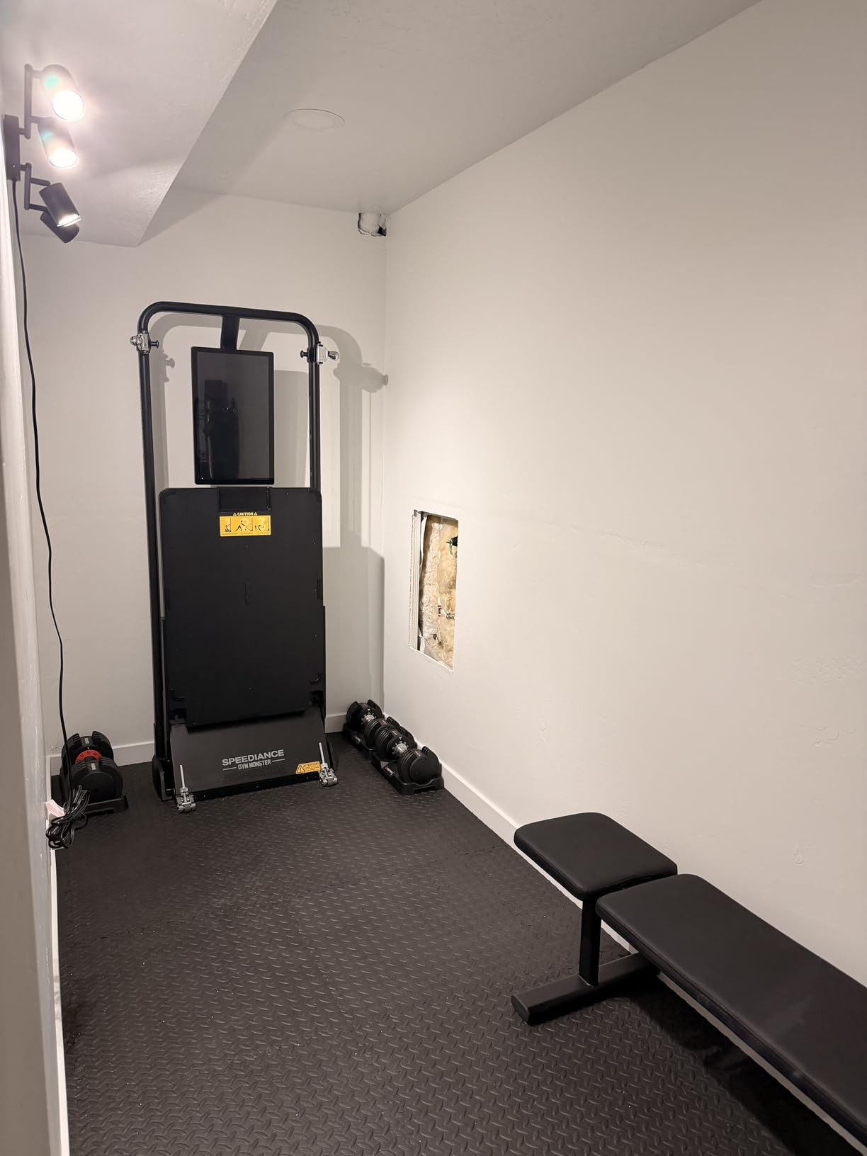 Speediance Gym Monster Smart Home Gym, Multifunctional Strength Training Machine, Smith Machine Power Cage Workout Station, Squat Rack Cable Machine, Full Body Fitness Equipment customer photo 1