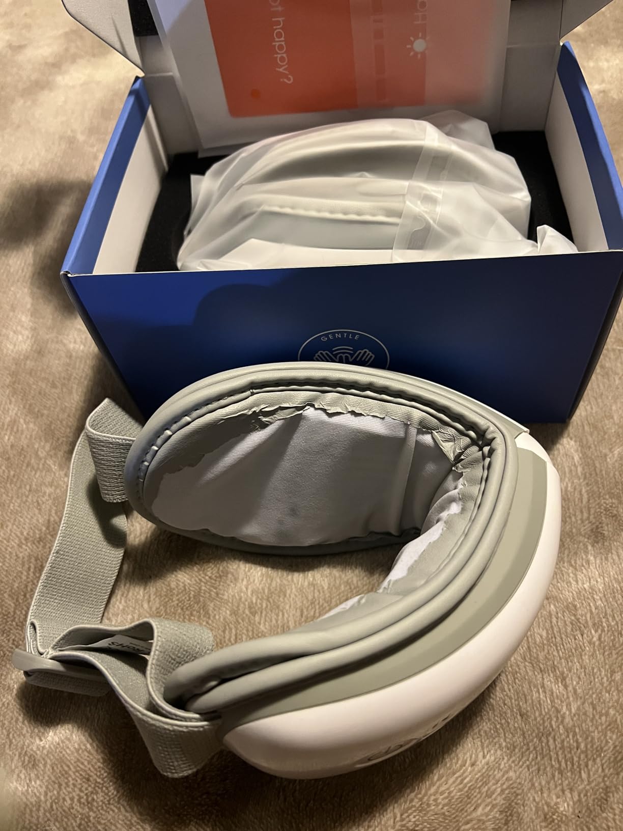 cotsoco Eye Massager with Heat, Birthday Gifts for Women, Heated Eye Mask with Bluetooth Music, Relax and Reduce Strain Dark Circles and Improve Sleep, Gift for Mom Dad Women Men customer photo 1