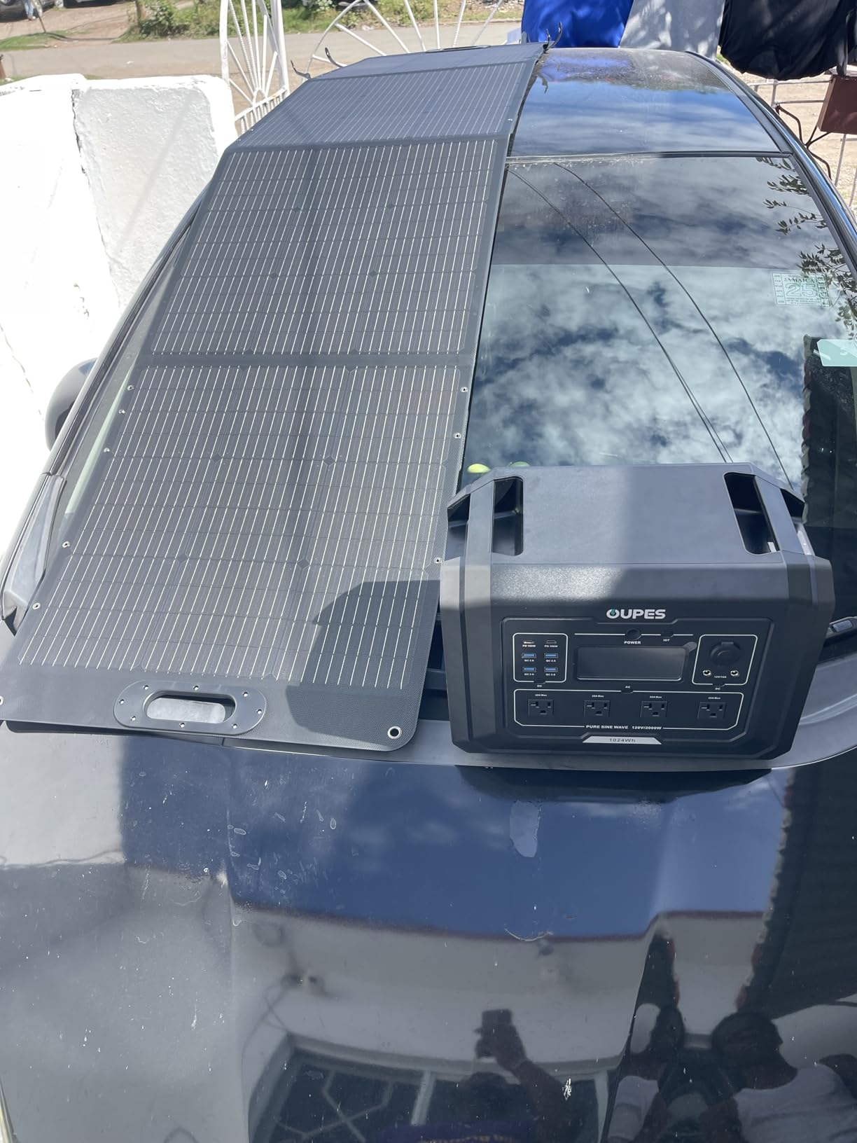 OUPES 2000W Mega 1 Solar Generator Kit with 240W Panel Included, 1024Wh LiFePO4 Battery Power Station with UPS & APP, for Road Trip, Off-grid, RVs, Power Outages customer photo 2