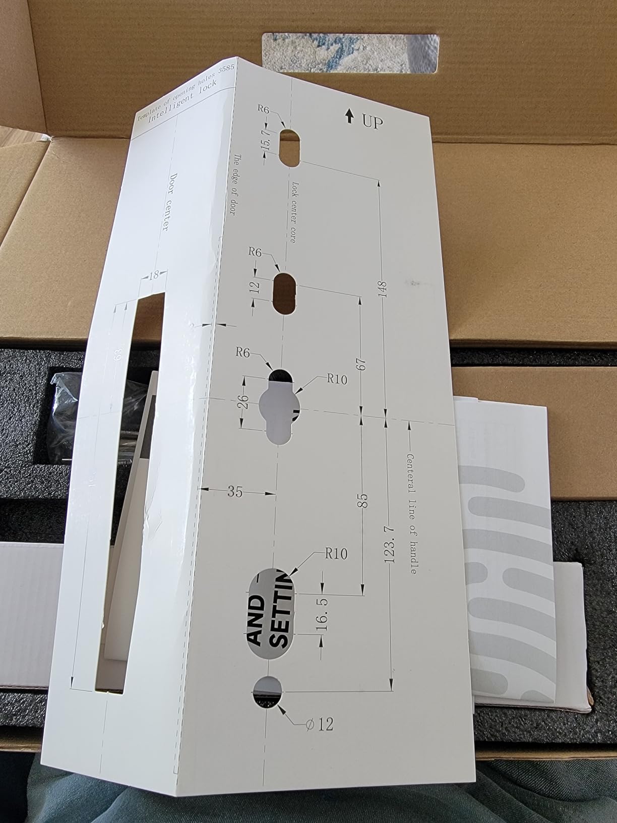 Anweller 2885 Mortise Sliding Glass Door Lock, Smart Fingerprint Code Keypad RFID Remote App Electronic Digital Biometric Safety Patio Door Double Hook Mortise Lock Set with Handle customer photo 2