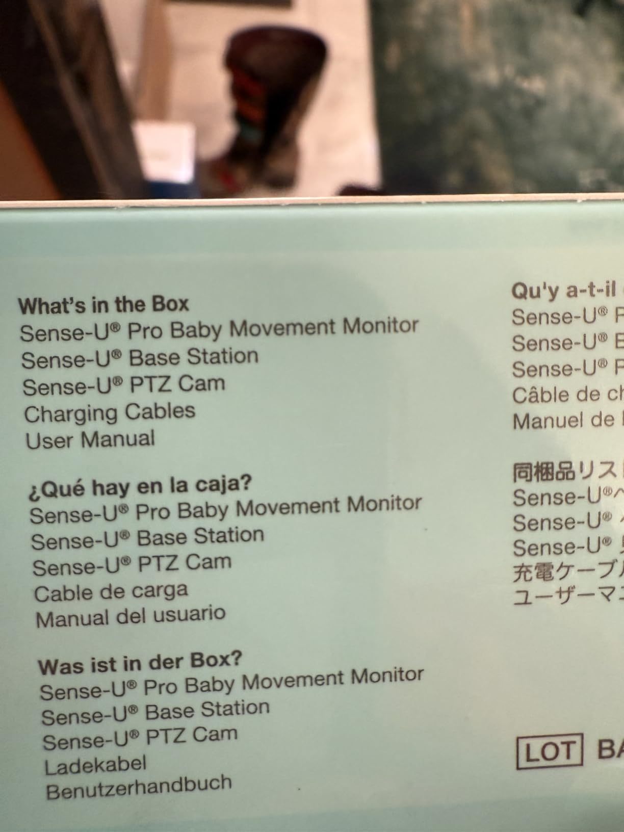 Sense-U Pro Baby Breathing Movement Monitor with 2.5K PTZ Camera: Track Breathing with Gentle Vibration, Sleep Position, Temperature Notifications, 2.5K Video, Background Audio, No Monthly Fee customer photo 2