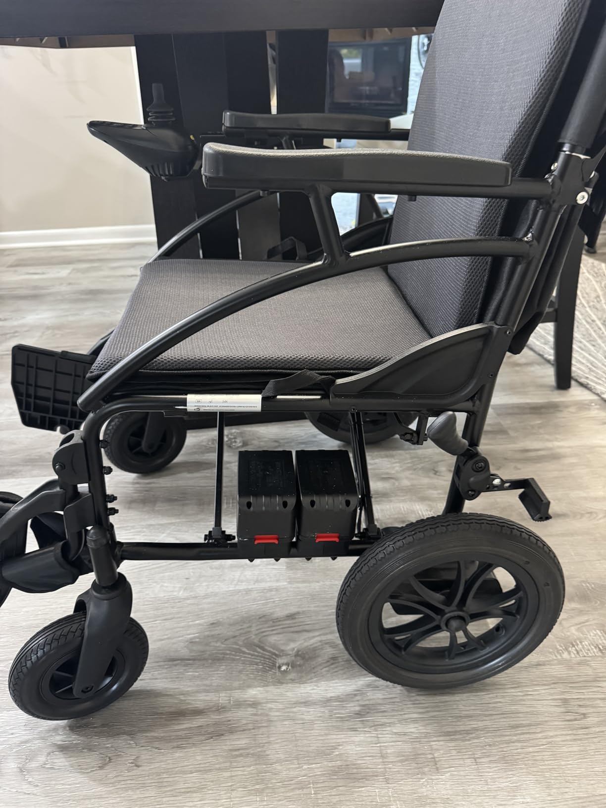 SLF30 Electric Wheelchairs for Adults, Foldable Durable Motorized Wheelchair with 19 Inch Seat and Supports Up to 300 lbs Airline Approved (40 Lbs, Grey) customer photo 2