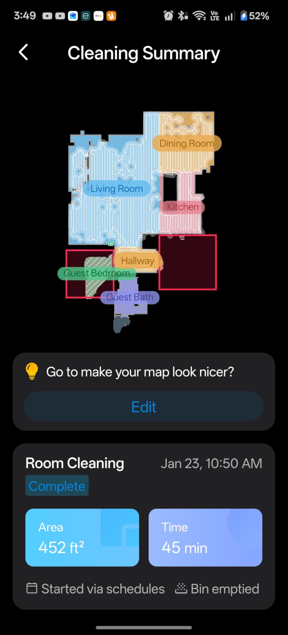 Tapo LiDAR Smart Navigation Robot Vacuum and Mop with Self-Emptying Dock, 5300Pa Max, 97%+ Dust Pickup Rate, Customizable Cleaning, Self-Charging, Compatible with Alexa & Google Home, RV30 Max Plus customer photo 2