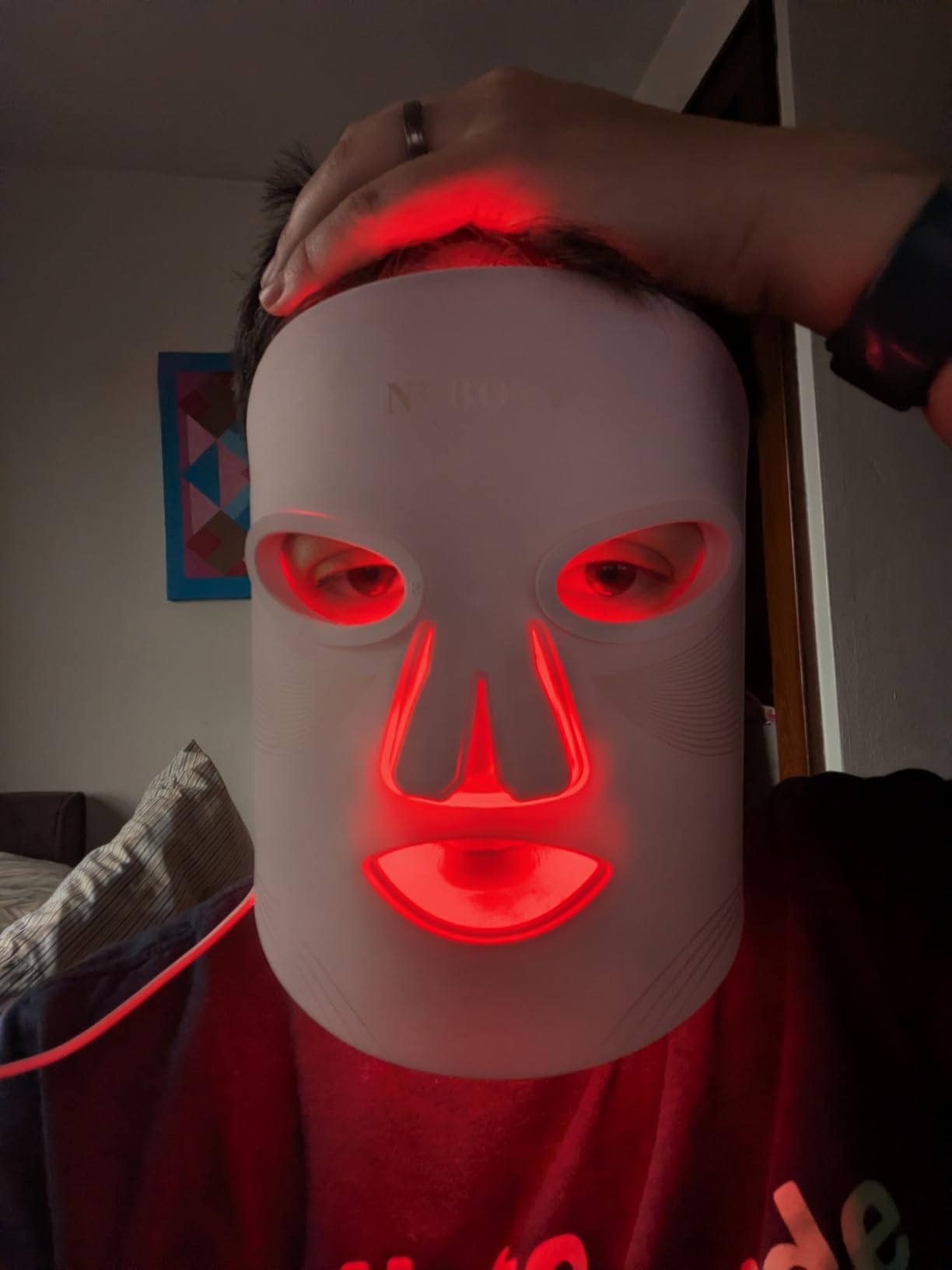 LED Light Therapy Mask Model:2344 - Professional Red & Blue Light Therapy for Acne and Anti-Aging customer photo 1