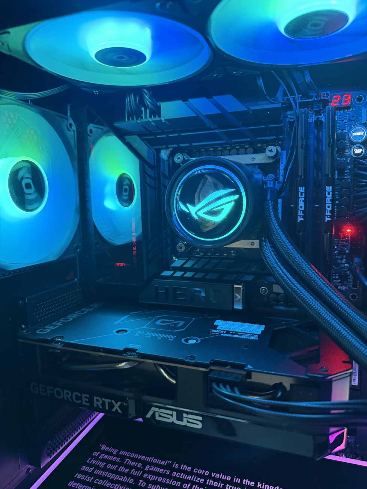 ASUS ROG Maximus Z890 Hero Intel Z890 LGA 1851 ATX Motherboard, Advanced AI PC-Ready, 22+2+1+2 Stages, DDR5, WiFi 7, 3X PCIe 5.0 M.2, Thunderbolt 4, USB Type-C, AI Overclocking/Cooling/Networking customer photo 2