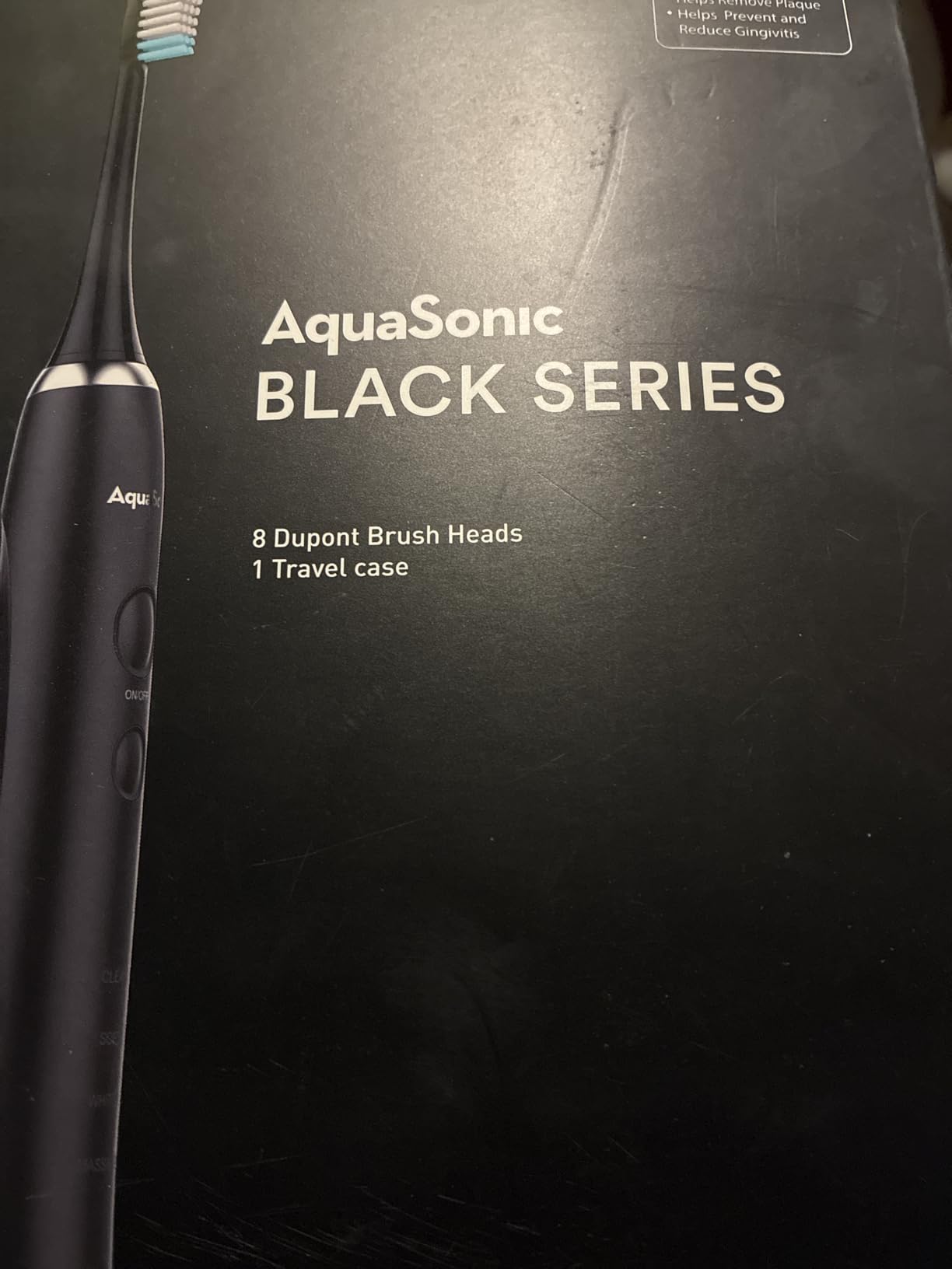 Aquasonic Black Series PRO - Ultra-Whitening Electric Toothbrush - 5 Modes & Smart Timers - Premium Travel Case & 6 Proflex Brush Heads - ADA Accepted customer photo 1