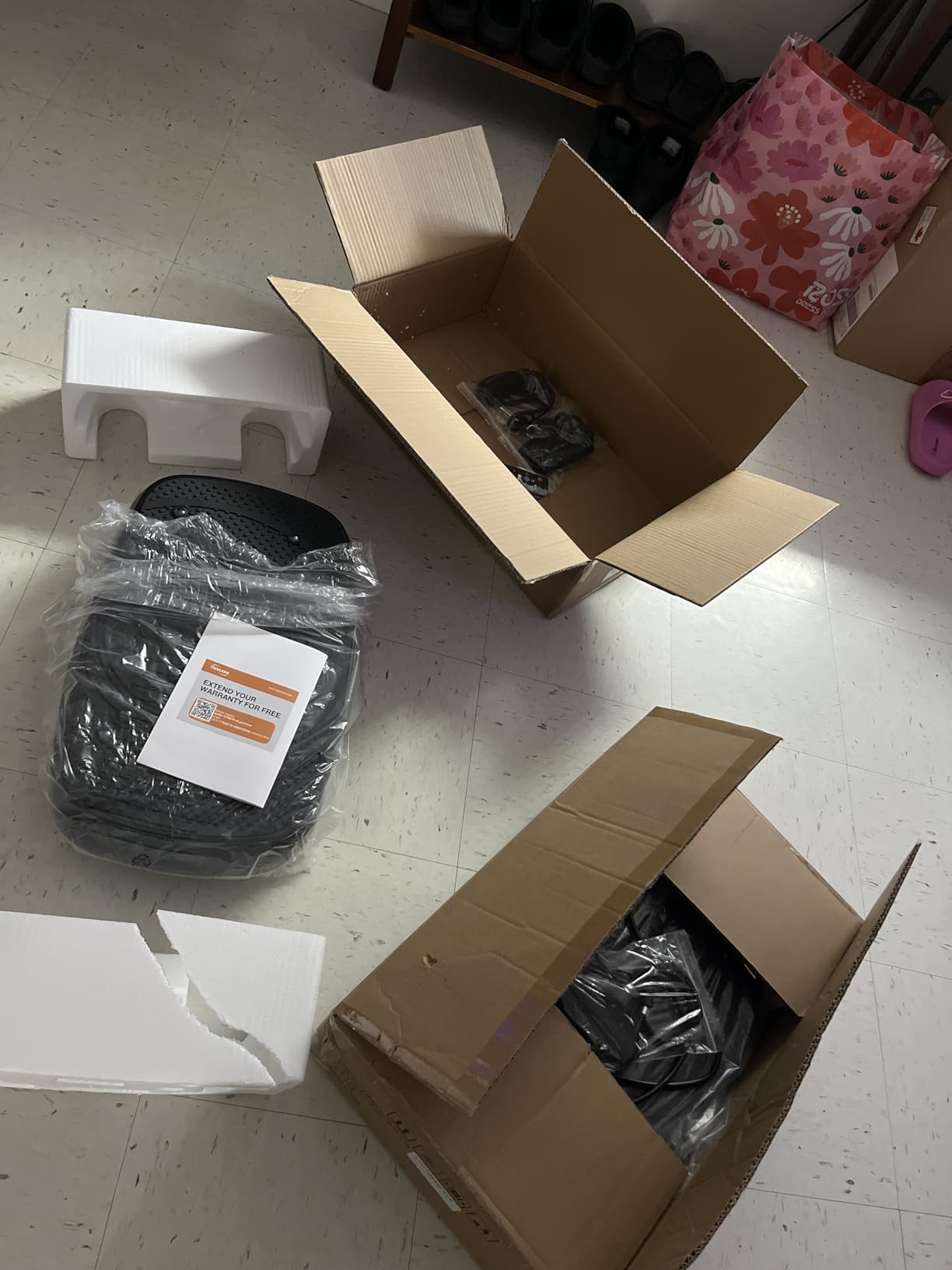 Vibration Plate Exercise Machine: TISSCARE Vibrating Plates for Weight Loss and Lymphatic Drainage, 400lbs Shake Plate Whole Body Workout Platform for Home Fitness Fat Burner Gifts customer photo 1