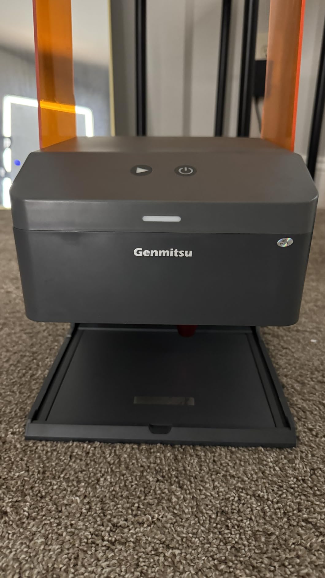 Genmitsu Kiosk 10W 10000mW Laser Engraver, Light Weight & Portable Laser Engraver Machine, Home Laser Cutter with Acrylic Enclosure for Wood/Leather/Metal, 3.9'' x 3.9'' Engraving Area, Safety Class 1 customer photo 2