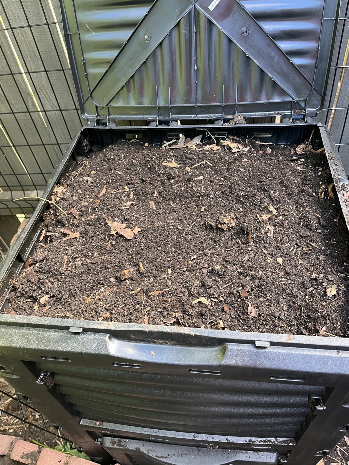 JupiterForce 120 Gallon Large Compost Bin, BPA Free Outdoor Composting Tumblers for Garden Patio, Easy Assembling, Fast Creation of Fertile Soil, Lightweight customer photo 1