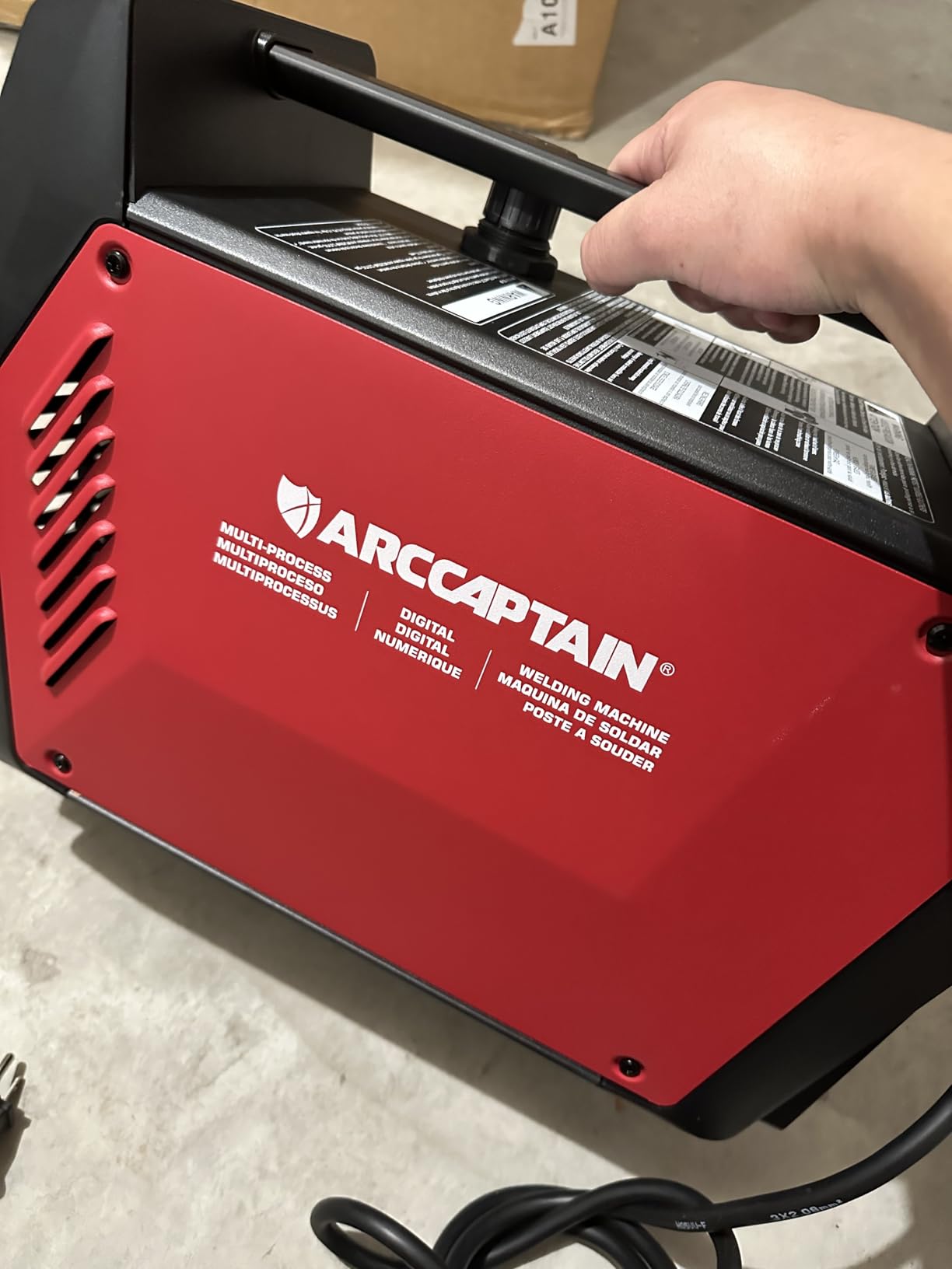 ARCCAPTAIN MIG205MP MIG Welder 9 IN 1 iControl APP Control Plasma Cutter/Pulsed MIG/Flux Core/Spool Gun/DC HF/Lift TIG/Clean/Stick Aluminum Welding Machine 120/240V Dual Voltage Multiprocess Welder customer photo 1