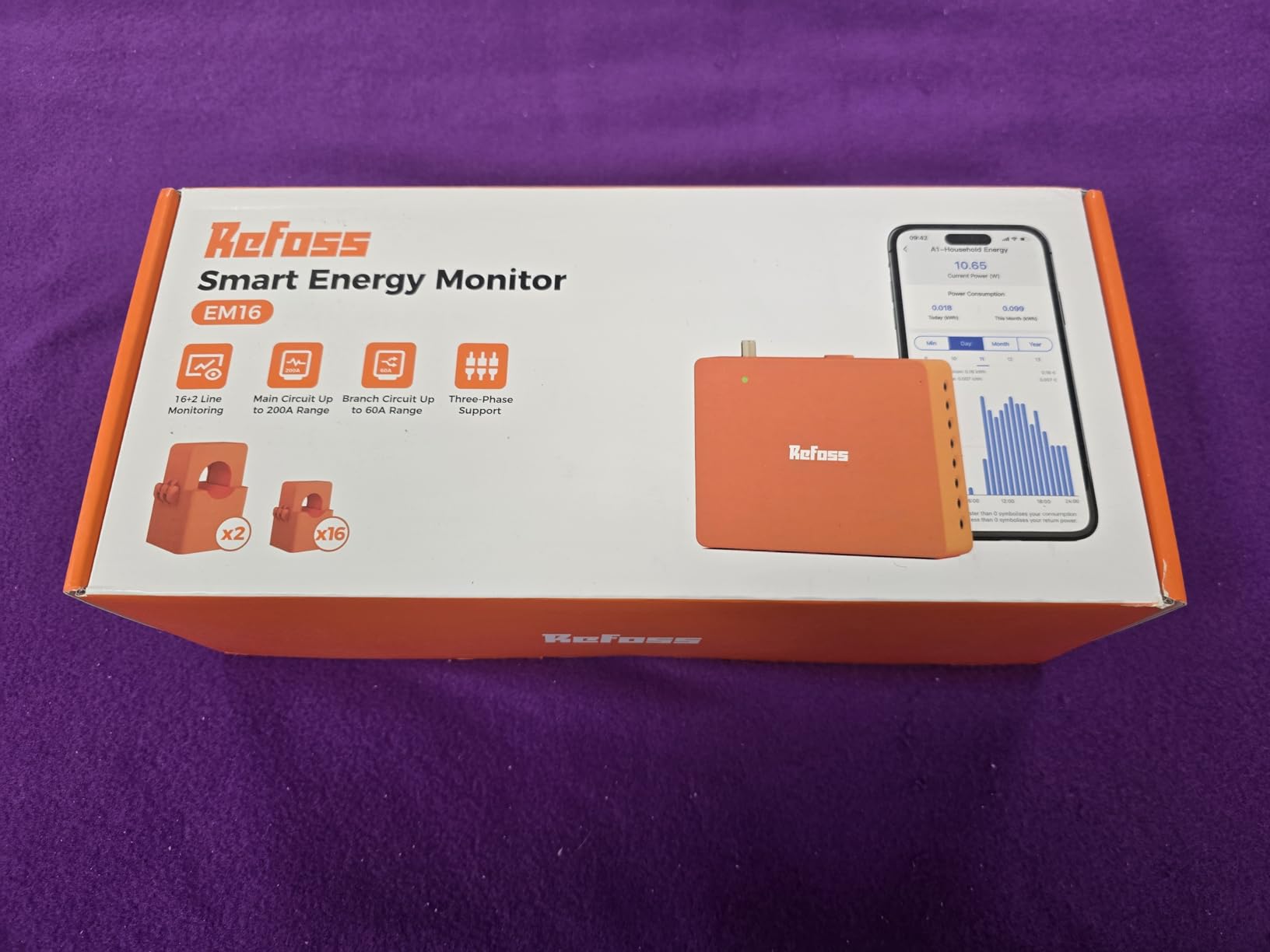 Smart Home Energy Monitor with Real-Time Accurate Energy Consumption Tracking, Supports Home Assistant, Electricity Usage Monitor with Local Control, Open API & Web UI, Solar Metering, ETL Certified customer photo 1