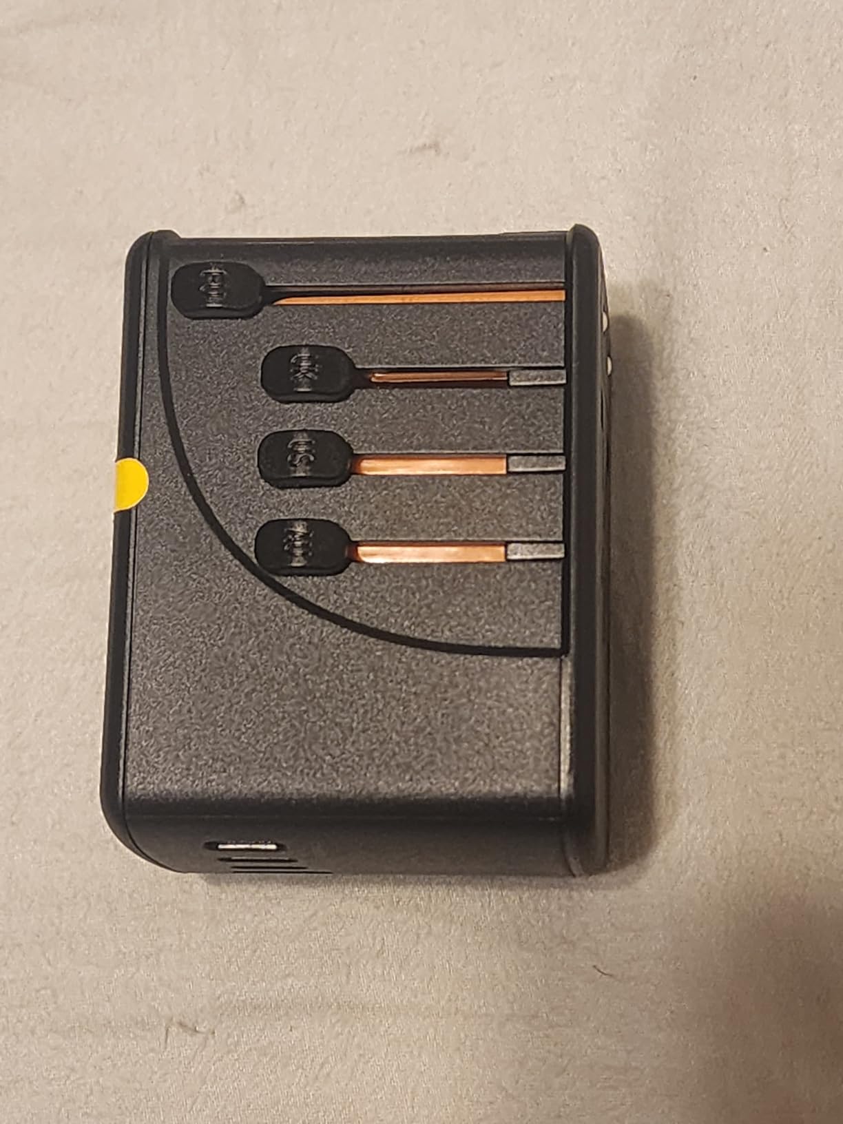 Acer Universal Travel Plug Adapter - International Power Adapter with 5 USB Ports (3 USB C) 5.8A, Worldwide Outlet Charger for USA to European UK France Germany Spain, Type C/E/F/G/I/L/A, Black customer photo 1