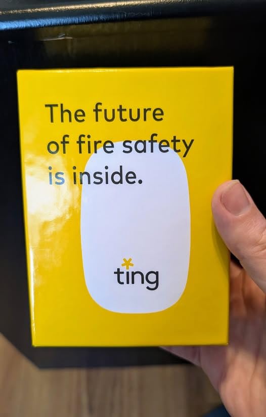 Ting Fire Electrical Fire Prevention Sensor & Service - Residential Use Only - 12 Months of Required Service Included customer photo 1