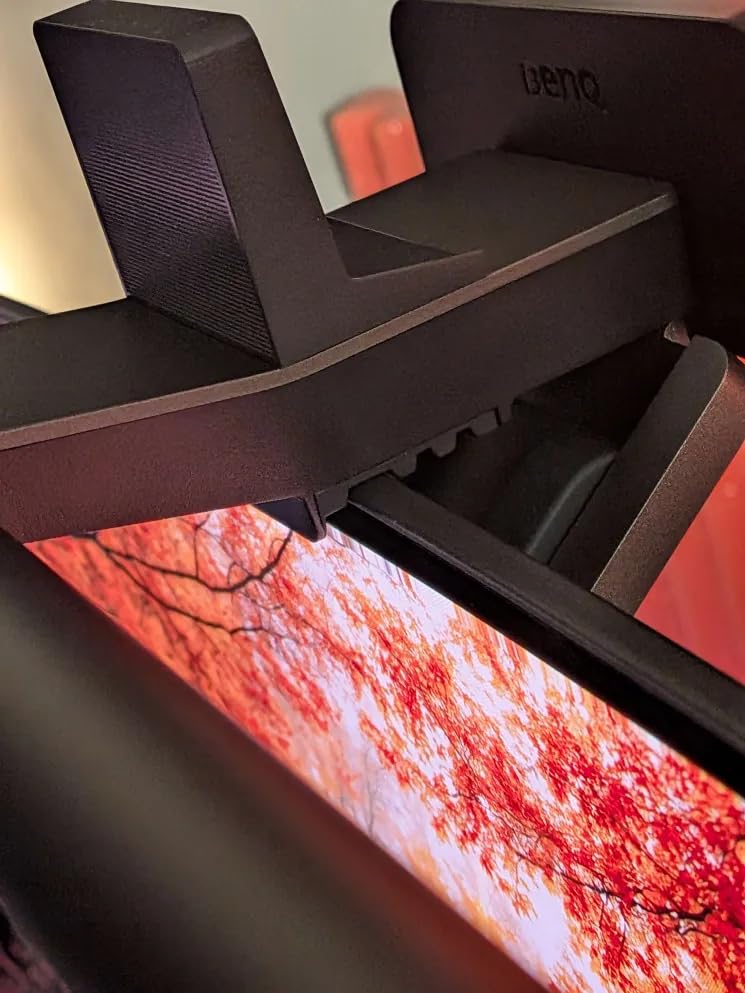 BenQ ScreenBar Halo 2 LED Monitor Light Bar - Wireless Controller, Backlight, Motion Sensor, Adjustable Brightness/Color Temperature, Eye-Care, No Screen Glare, Fits Curved Monitor customer photo 1