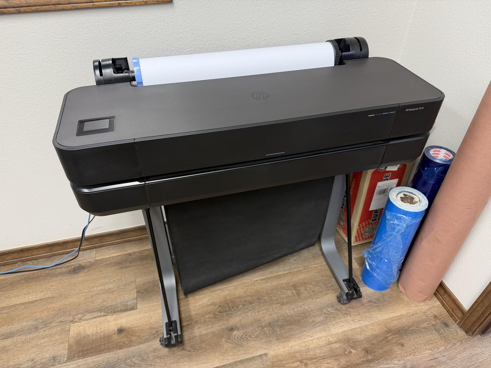 HP DesignJet T210 Large Format 24-Inch Plotter Printer for Easy CAD & Poster Prints (8AG32T), Includes 2-Year Warranty & Support customer photo 2