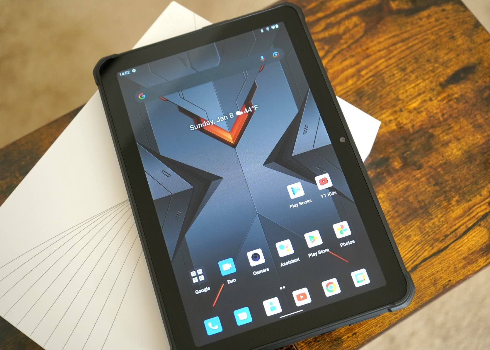 HOTWAV R8 Waterproof Tablet Android 14, 10.1inch HD+ Rugged Tablet, 10800mAh, 12GB + 128GB/TF 1TB, 13MP+5MP Camera Outdoor Work Tablets, Octa-Core/Dual SIM 4G/WLAN 5/IP68&IP69K/Face ID/GPS/OTG Orange customer photo 2