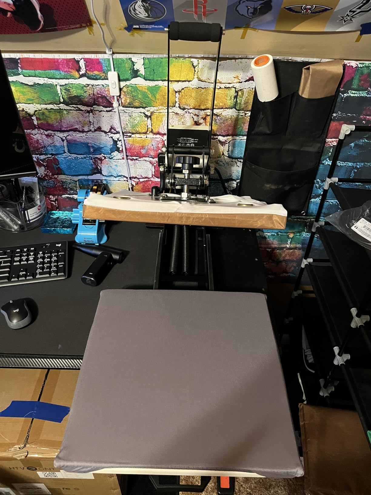 ColorSub Heat Press 15x15 inch Industrial Quality Heat Press Machine with Slide Out Drawer customer photo 1