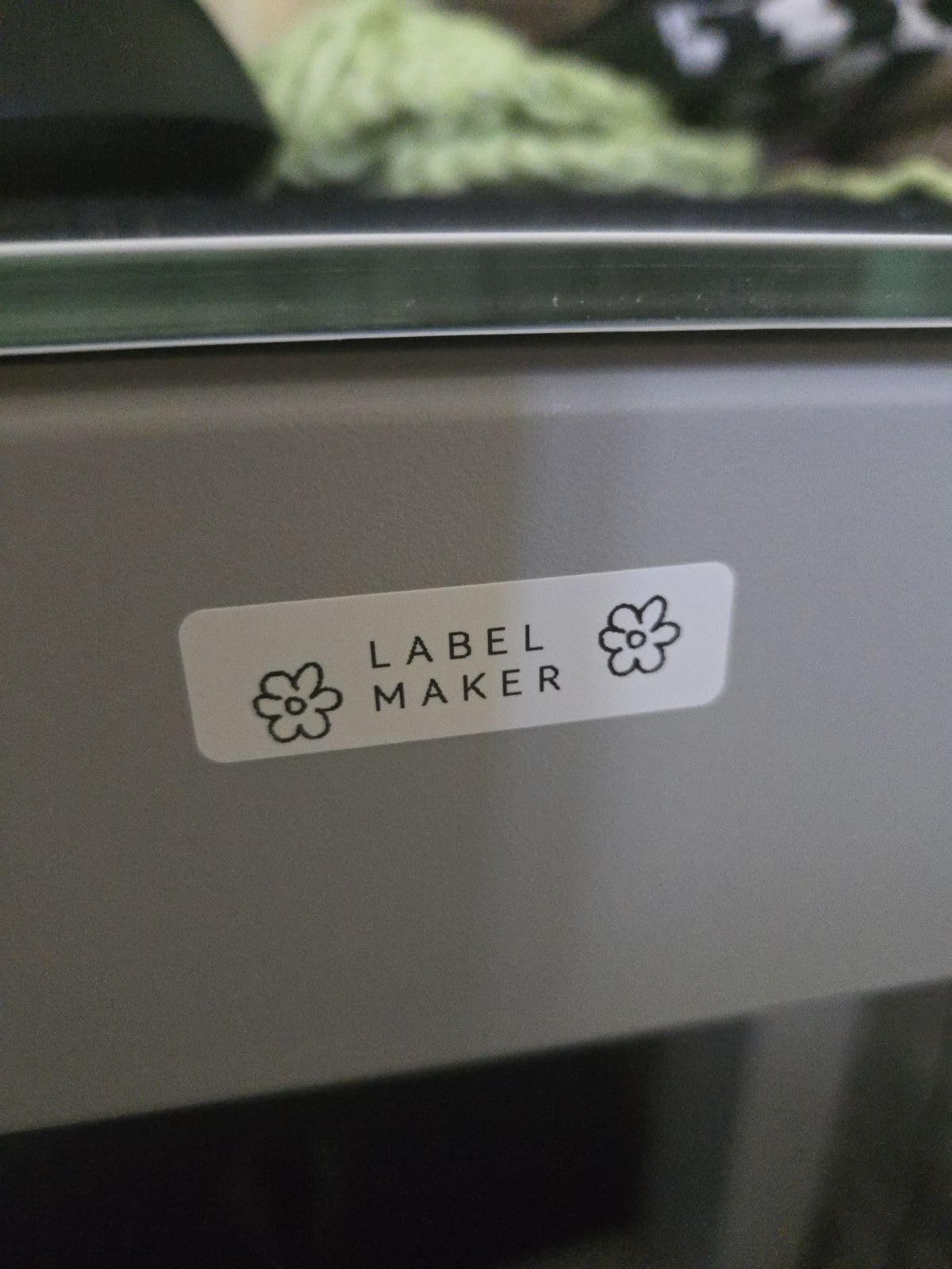 SUPVAN E11 Bluetooth Label Maker Machine with 4 Tapes, Support Keyboard & App with 30+ Fonts and 660+ Icons, Rechargeable Inkless Labeler for Home, Kitchen, Office, School, Organization, Black customer photo 2