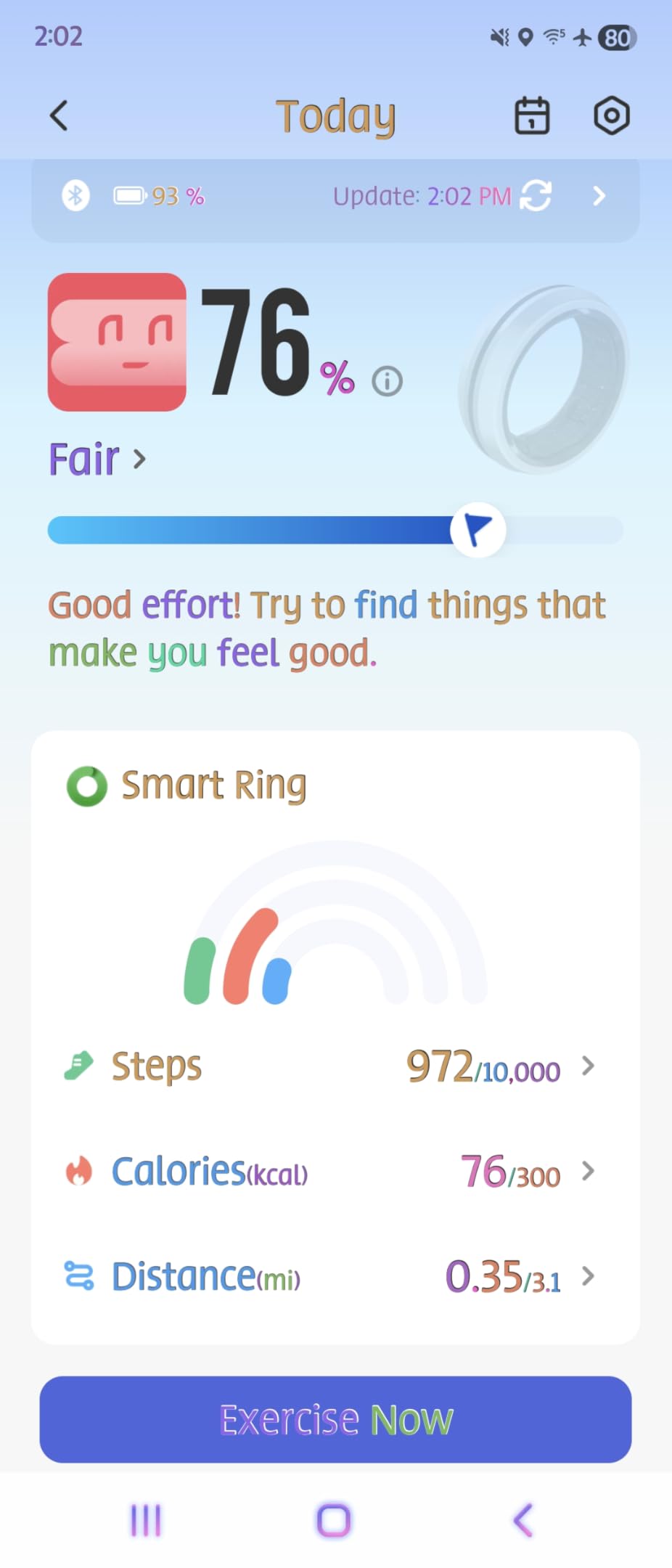 RENPHO Lynx Smart Ring - All Day Sleep & Activity Tracking, Includes Charging Case, 7-Day Battery Life, Subscription-Free App customer photo 1
