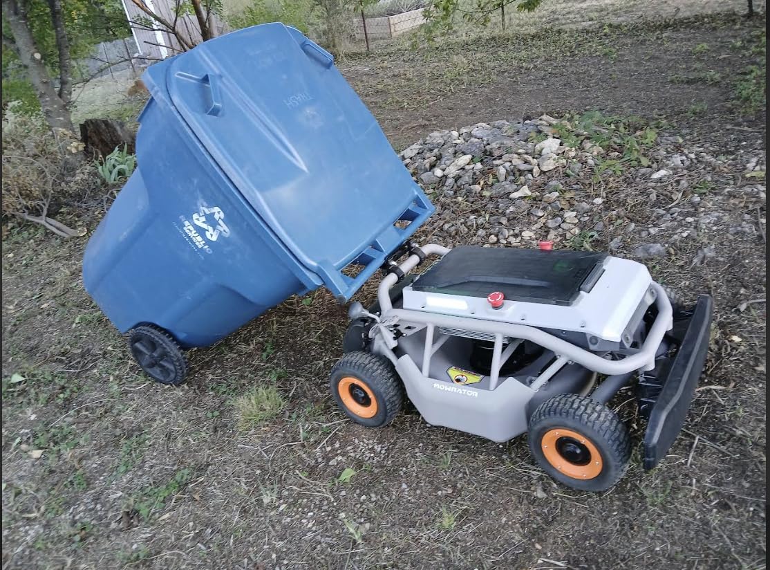 S1 4WD 12Ah Remote Control Lawn Mower, All-Season Yard Care, 75% (37 degrees) Slope Climbing, with Leaf Shredding Vacuum, 21 inch Width, 1.5-4.3 inch Cutting Height, Up to 1.12 Acres customer photo 2