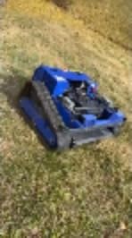 AIWEIYA-Remote Control Lawn Mower, Oil-Electric Hybrid Crawler Track Mower, 1.1-5.9 Inch Cutting Height Professional Landscape and Estate Mower for 100% Slope(45 degrees) Large Turf Grass Cutting customer photo 1