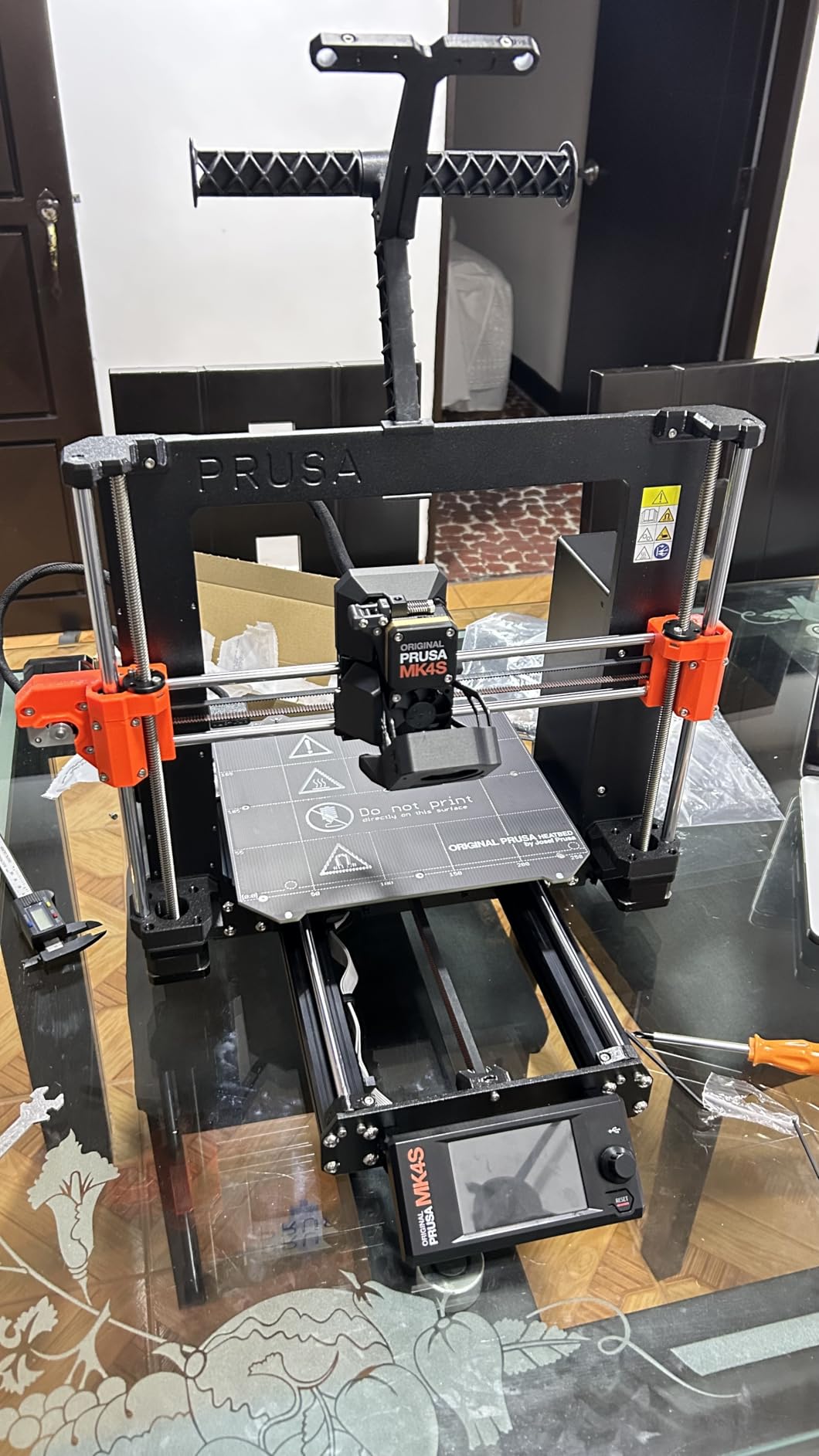 Original Prusa MK4S 3D Printer kit, Removable Sheets, Beginner-Friendly 3D Printer DIY Kit, Fun to Assemble, Automatic Calibration, Filament Sample Included, Print Size 9.84 x 8.3 x 8.6 in customer photo 1